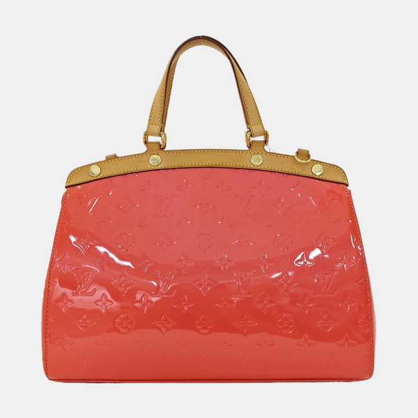 BREA MM Monogram Patent Leather Pink