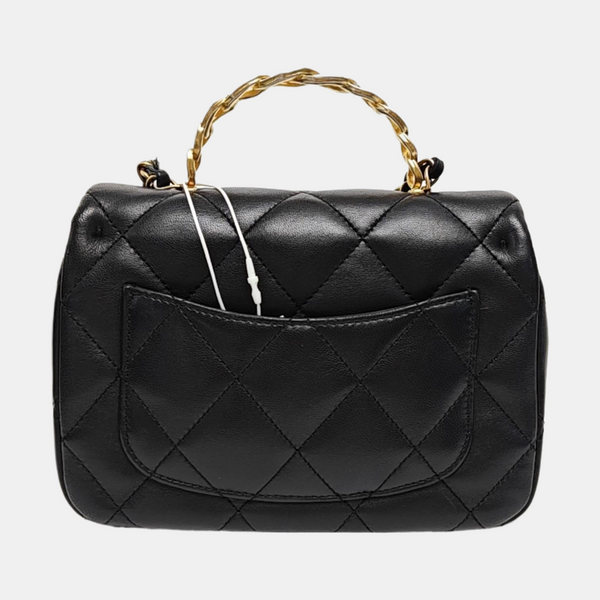 CLASSIC FLAP Mini Quilted Lambskin Black