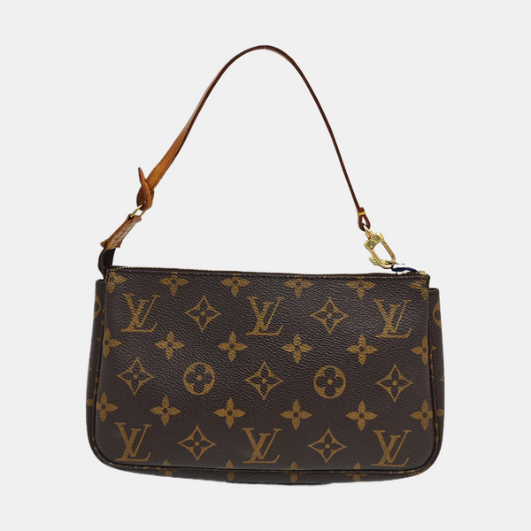 ACCESSOIRES Monogram Coated Canvas Brown