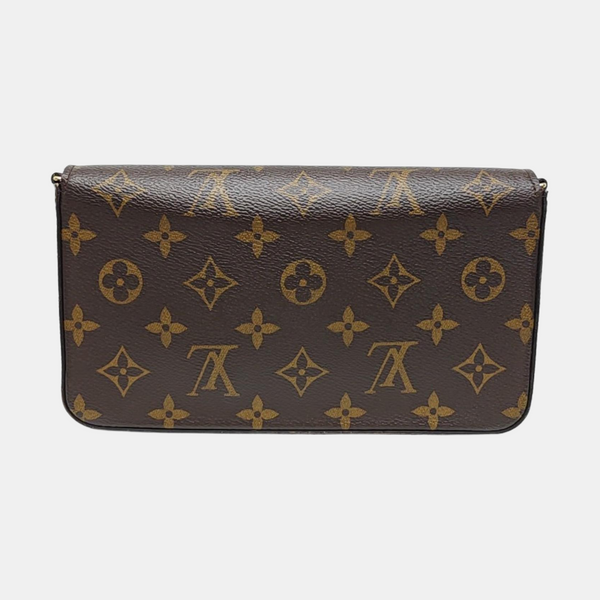 FÉLICIE Monogram Coated Canvas Brown