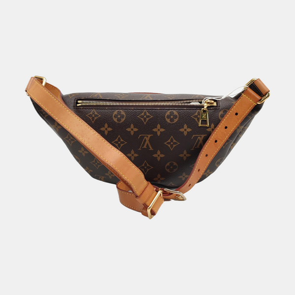 BUMBAG Monogram Coated Canvas Brown