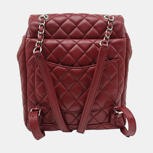 URBAN SPIRIT Small Quilted Lambskin Red