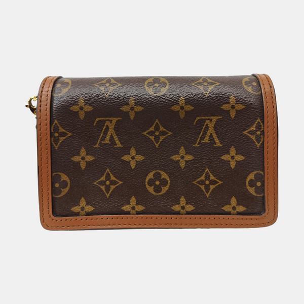 DAUPHINE WOC Monogram Coated Canvas Brown