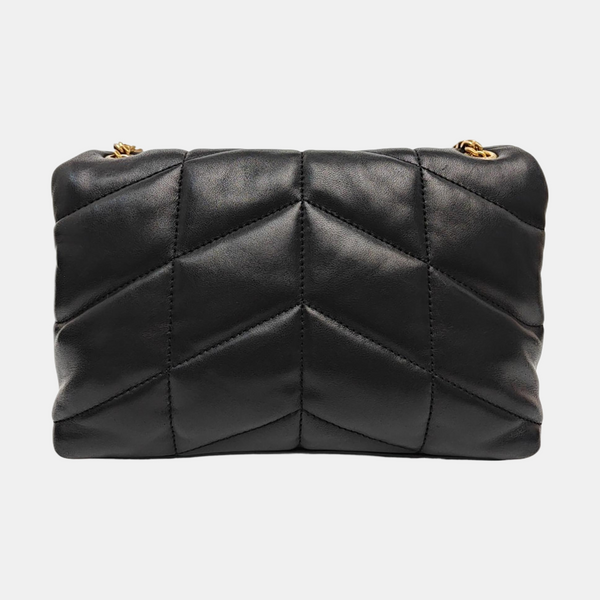 PUFFER TOY Mini Chevron Lambskin Black