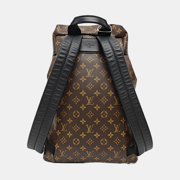 Coated Canvas Backpack Brown
