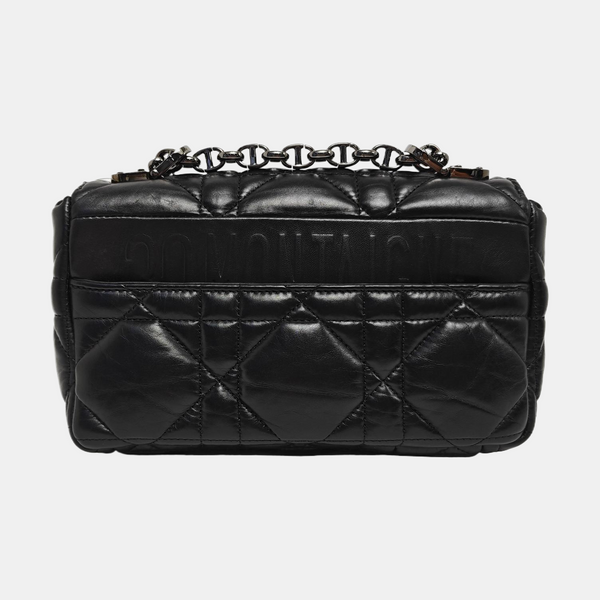 Dior Caro Small Cannage Calfskin Black