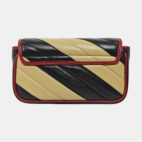 GG Marmont Super Mini Quilted Calfskin Multicolor