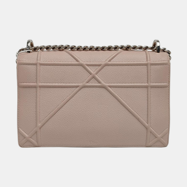 Diorama Medium Cannage Calfskin Red