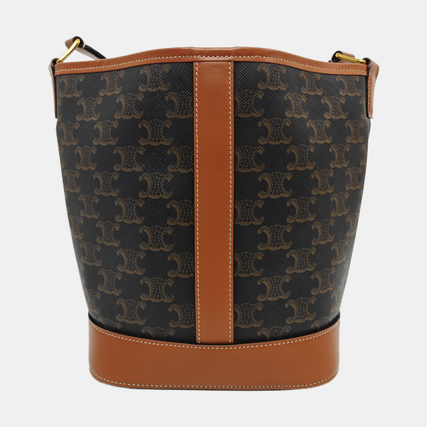TRIOMPHE CANVAS Small Coated Canvas Brown