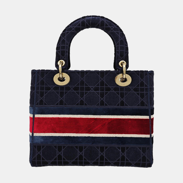 Lady D-Lite Cannage Velvet Blue