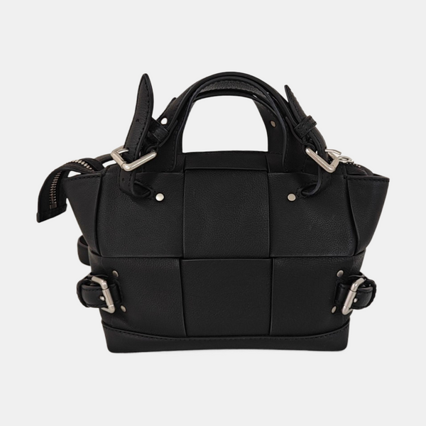 Calfskin Shoulder Bag Black