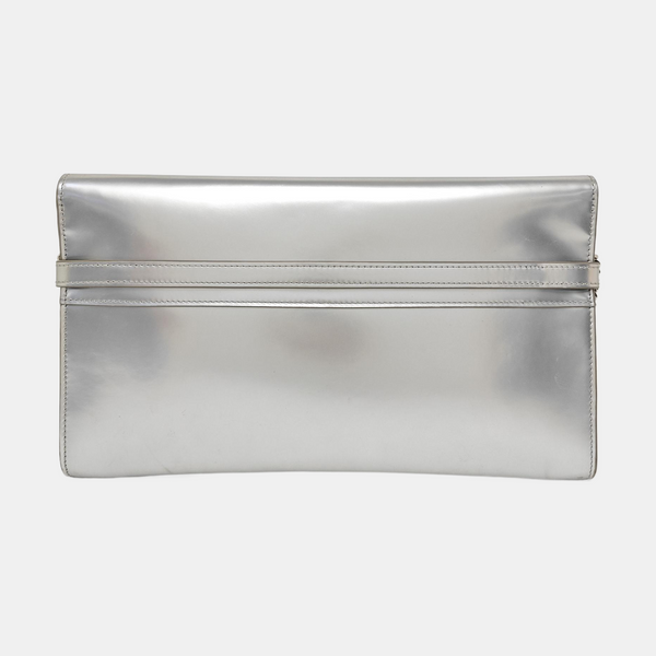 MANHATTAN Medium Calfskin Silver