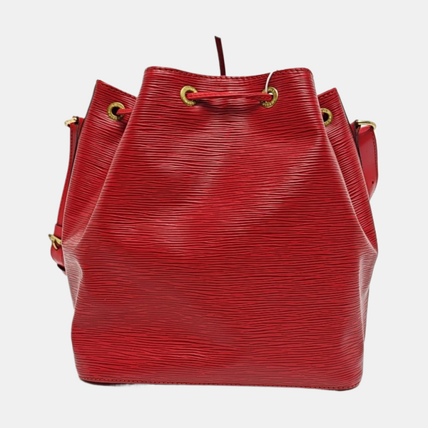 Authenticated pre-owned NÉONOÉ MM Epi Red - Bucket Bag at Looply