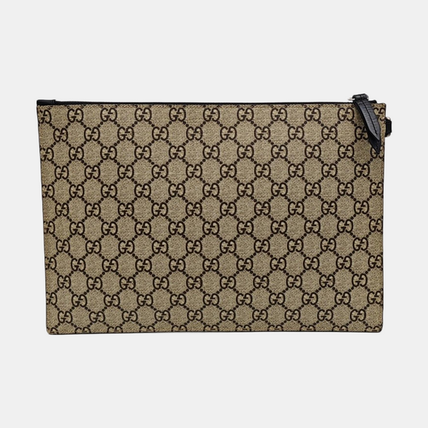 GG Supreme Monogram Coated Canvas Beige