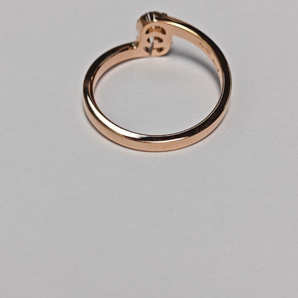 GG Running 18k Rose Gold Ring EU 50