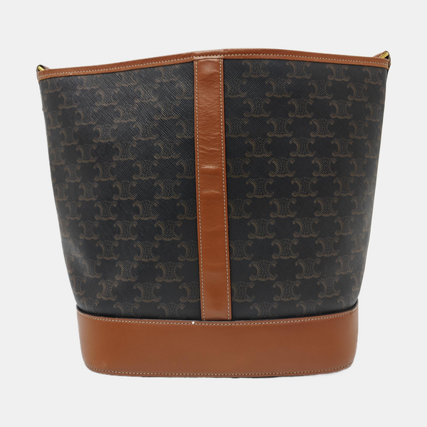 TRIOMPHE CANVAS Small Coated Canvas Brown