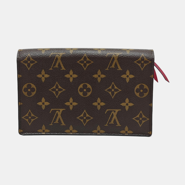 FLORE Monogram Coated Canvas Brown