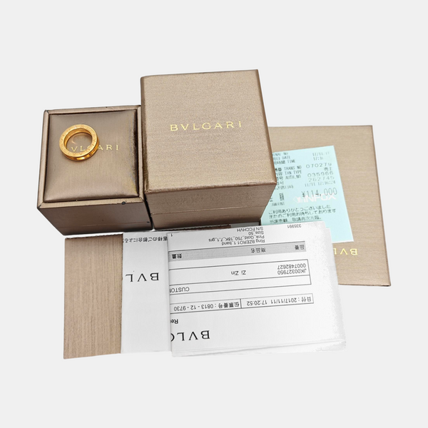 B.ZERO1 18k Rose Gold Ring EU 50