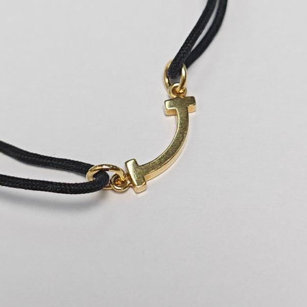 Tiffany T Fabric Black Bracelet