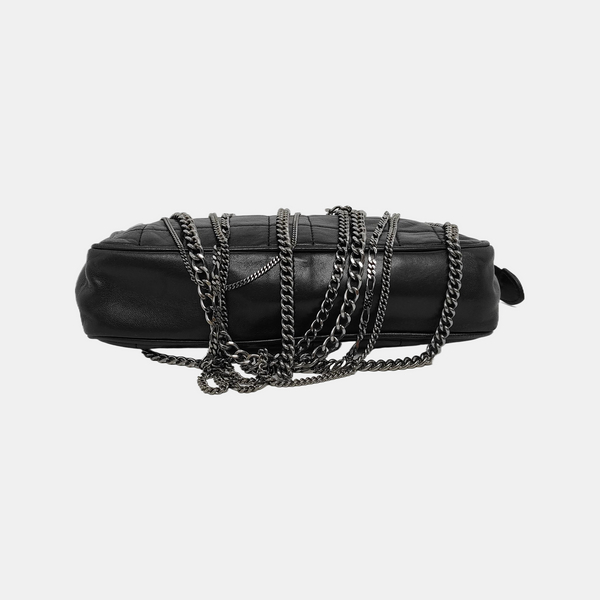 CHOCOLATE BAR Quilted Lambskin Black