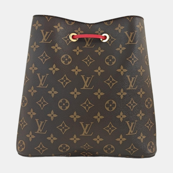 NÉONOÉ MM Monogram Coated Canvas Brown