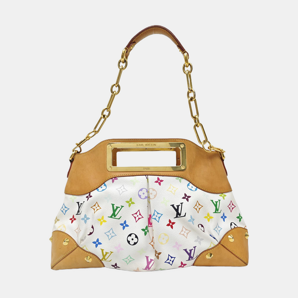 LV × TM JUDY MM Monogram Coated Canvas White