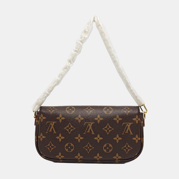 IVY Monogram Coated Canvas Brown