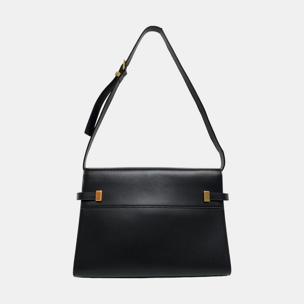 MANHATTAN Medium Calfskin Black