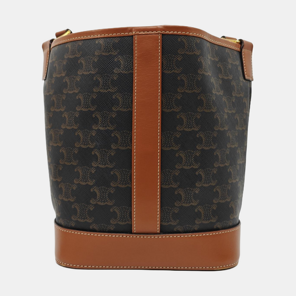 TRIOMPHE CANVAS Small Coated Canvas Brown