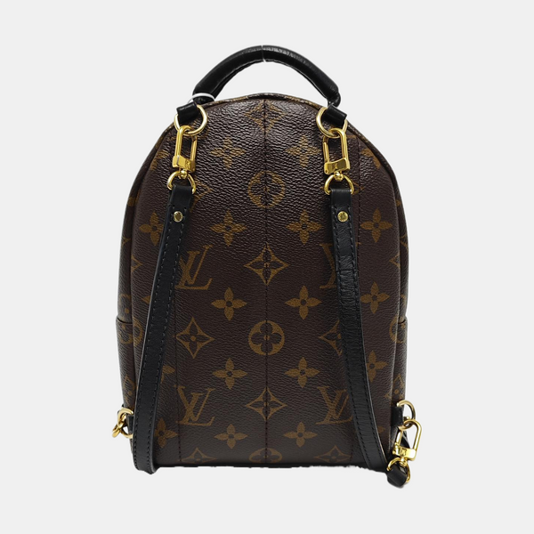 PALM SPRINGS Mini Monogram Coated Canvas Brown