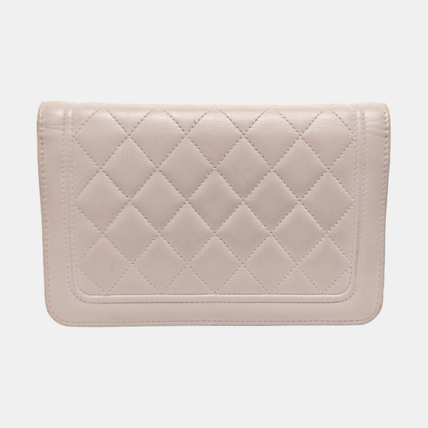 WOC Quilted Calfskin Pink