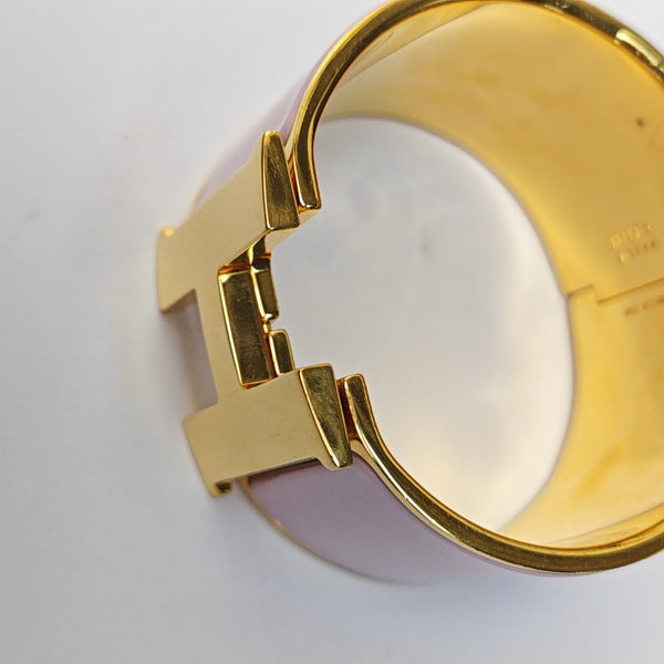 Clic H Metal Gold Bangle