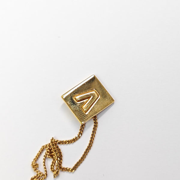 ALPHABET Brass Gold Necklace
