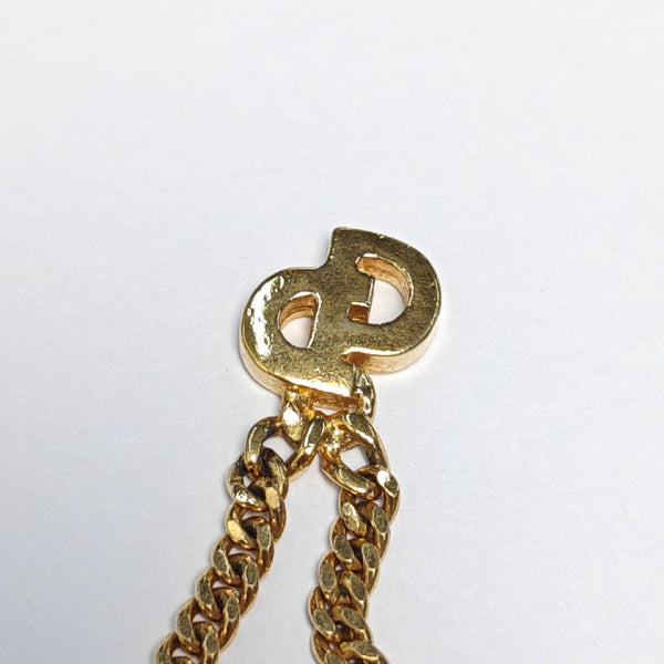 Petit CD Metal Gold Necklace