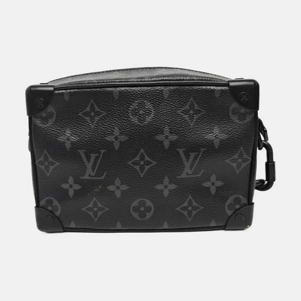 SOFT TRUNK Mini Monogram Coated Canvas Black