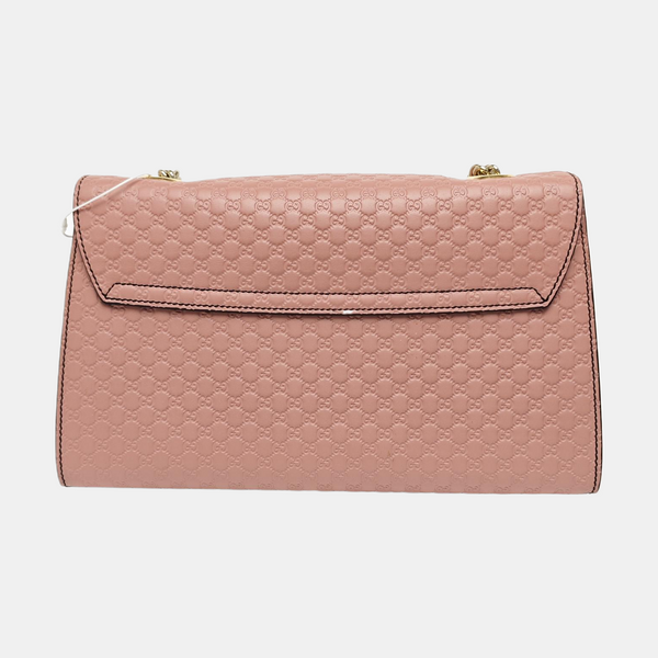 Emily Chain Monogram Calfskin Pink