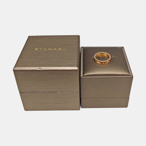 B.ZERO1 18k Rose Gold Ring EU 51