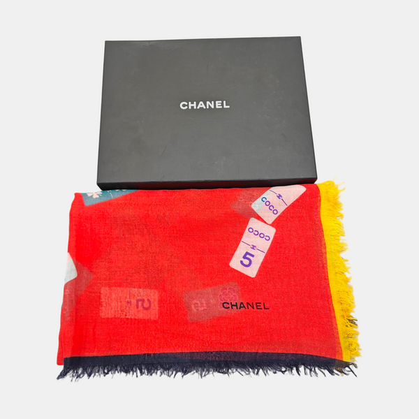 Cashmere Scarf Red