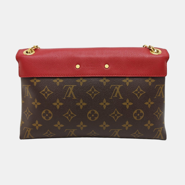 PALLAS BB Monogram Coated Canvas Brown