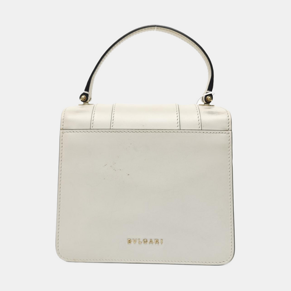 SERPENTI FOREVER Small Calfskin White