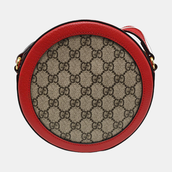Ophidia Mini Monogram Coated Canvas Beige