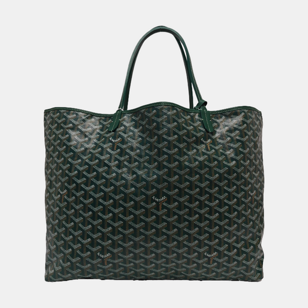 Authenticated pre-owned Saint Louis GM Coated Canvas Green - Tote Bag at Looply
