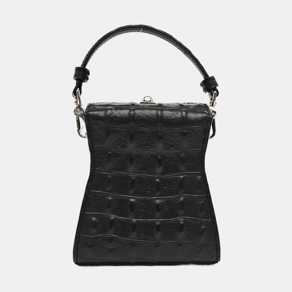 Calfskin Shoulder Bag Black