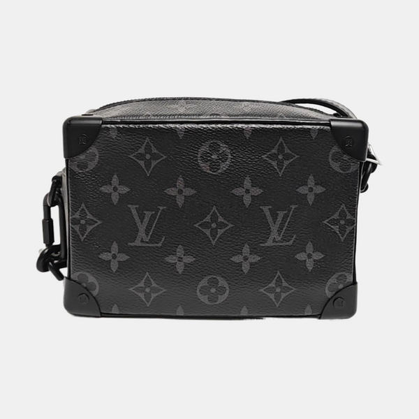 SOFT TRUNK Mini Monogram Coated Canvas Black
