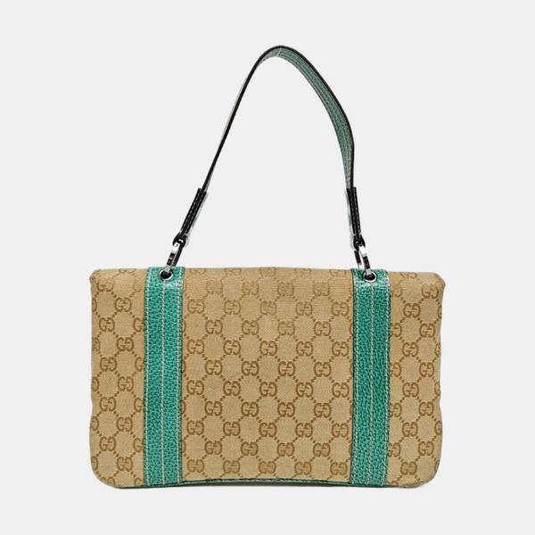 Monogram Canvas Top Handle Bag Beige