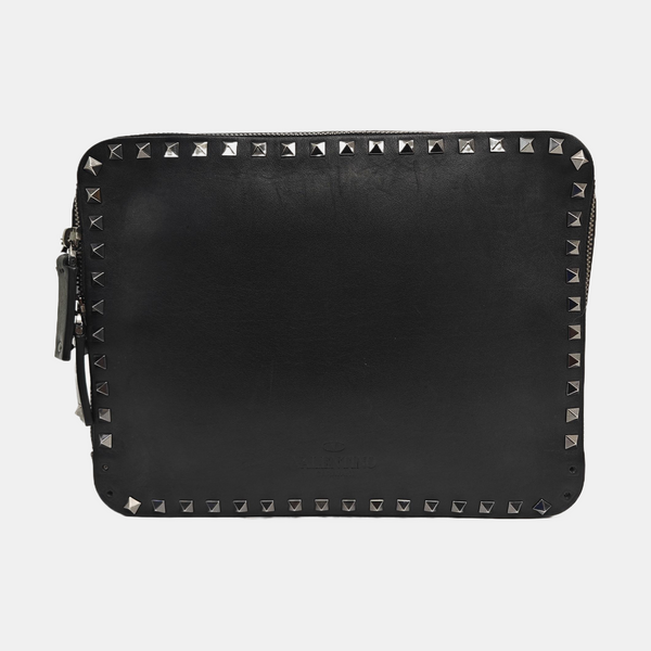 Calfskin Clutch Black
