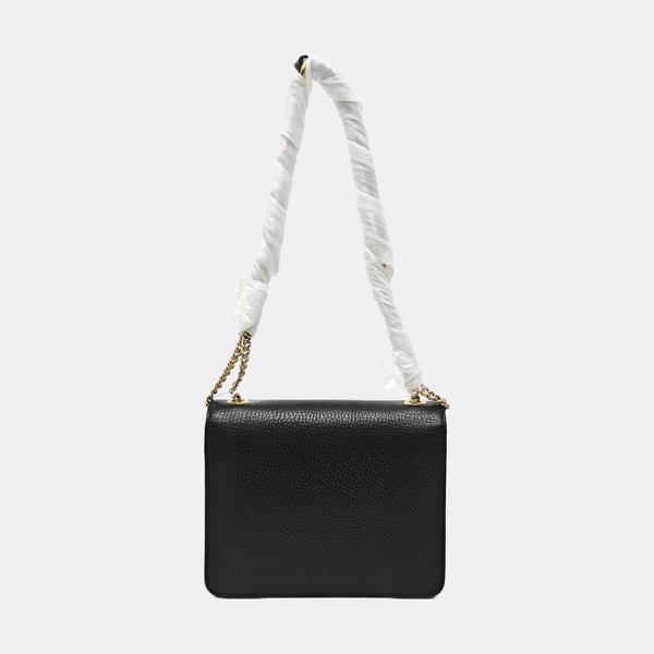 Authenticated pre-owned Interlocking G Small Calfskin Black - Shoulder Bag at Looply