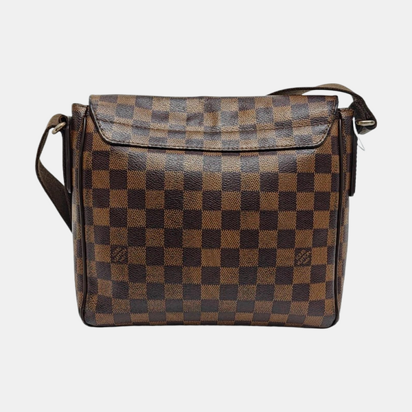 BROOKLYN Damier Ebene Coated Canvas Brown