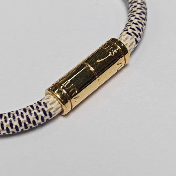 KEEP IT Coated Canvas White Bangle