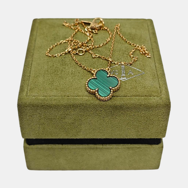 Vintage Alhambra 18k Gold Necklace